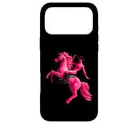 Pink Vampire Cowboy Riding Pony Weird Nude Surreal Humour Coque pour iPhone 17 Pro Max