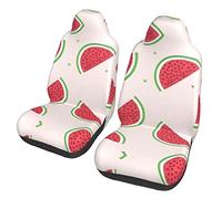 Pink Watermelon Dua Sarung JOK Mobil,*, Sarung JOK Mobil Depan, Cocok Untuk Sebagian Besar Mobil, SUV, Truk, Van, Dll.