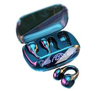(pink) Wireless Bluetooth 5.3 Earphones, Digital Display, Ear Clip Noise Reduction