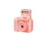 (Pink - with battery)Mini Camera, Mini Vintage Camera, Tiny Nostalgic Snap Camera