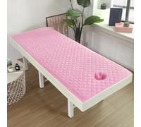 Pink1,60x180cm/1.9x5.9ft,Draps De Table De Massage Couverture De Lit De Massage Réutilisable Avec Trou Pour Le Visage,Massage Lavable Housse De Lit De Massage Élastique Beauty Spa