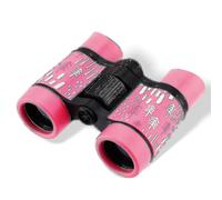 (Pink1188) Jumelles compactes antichoc pour enfants, idéales pour l'observation des oiseaux. Gros plan