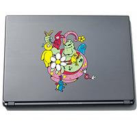 PinkElephant clm008 Autocollant pour Ordinateur Portable Motif Funny Little Monster Fierce Giant 150 x 134 mm