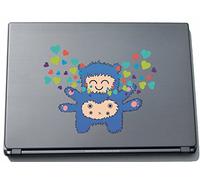 PinkElephant clm025 Autocollant pour Ordinateur Portable Motif Funny Little Monster Angel 150 x 190 mm