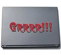 PinkElephant Comic 063 Autocollant pour Ordinateur Portable Motif Funny Scene GRRRR!!! 210 mm