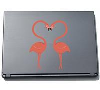 PinkElephant lovely018 Autocollant pour Ordinateur Portable Motif Sweet Heart Two Swans Love Machen 150 x 128 mm