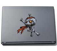 PinkElephant Misc1-Pirates4 Autocollant pour Ordinateur Portable Motif Pirate Skull 150 x 148 mm