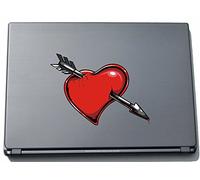 PinkElephant Misc2-Hearts1 Autocollant pour Ordinateur Portable Motif Crazy Creepy Heart 150 x 207 mm
