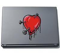 PinkElephant Misc2-Hearts11 Autocollant pour Ordinateur Portable Motif Crazy Creepy Heart 210 x 167 mm