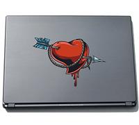 PinkElephant Misc2-Hearts19 Autocollant pour Ordinateur Portable Motif Crazy Creepy Heart 150 mm