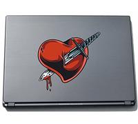 PinkElephant Misc2-Hearts24 Autocollant pour Ordinateur Portable Motif Crazy Creepy Heart 150 x 158 mm