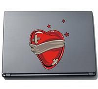 PinkElephant Misc2-Hearts3 Autocollant pour Ordinateur Portable Motif Crazy Creepy Heart 210 x 169 mm