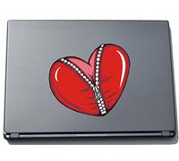 PinkElephant Misc2-Hearts8 Autocollant pour Ordinateur Portable Motif Crazy Creepy Heart 210 x 234 mm