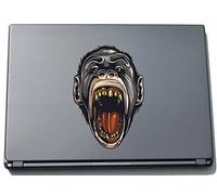 PinkElephant Misc4-Apes5 Autocollant pour Ordinateur Portable Motif Creepy Monkey Head 150 x 102 mm