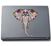 PinkElephant Skull Autocollant pour Ordinateur Portable Motif Drapeau Belgique 150 x 110 mm