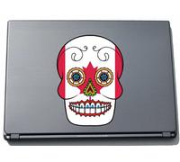PinkElephant Skull Autocollant pour Ordinateur Portable Motif Drapeau Canada 150 x 110 mm