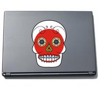 PinkElephant Skull Autocollant pour Ordinateur Portable Motif Drapeau Japon 150 x 110 mm