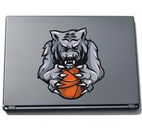 PinkElephant Sport 005 Autocollant pour Ordinateur Portable Motif Mad Tiger 150 x 140 mm