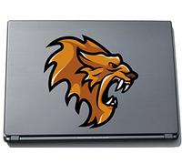 PinkElephant Sport 033 Autocollant pour Ordinateur Portable Motif Mad Lion 150 x 151 mm