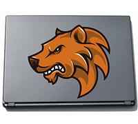 PinkElephant Sport 057 Autocollant pour Ordinateur Portable Motif Mad Lion 210 x 232 mm