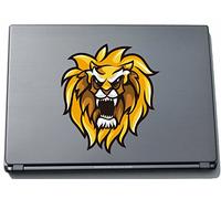 PinkElephant Sport 058 Autocollant pour Ordinateur Portable Motif Mad Tiger 210 x 188 mm