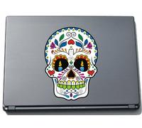 PinkElephant SSK33 Autocollant pour Ordinateur Portable Motif Sugar Skull 210 x 154 mm