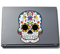 PinkElephant SSK54 Autocollant pour Ordinateur Portable Motif Sugar Skull 210 x 154 mm
