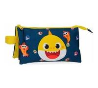 Pinkfong pochette Baby Shark junior 22 cm polyester bleu/jaune G