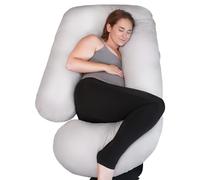 PinkFroggie Coussin de Grossesse,Grand Coussinet allaitementen Forme de U,Coussins de maternité et Corps pour Dormir de Grossesse,Coussin Allaitement en Velours remplaçable et Lavable