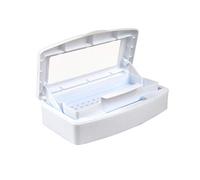 Pinkiou Nail Outils Stérilisateur Plateau Manucure Désinfection Boîte En Plastique Stérilisateur Boîte pour Salon De Beauté Manucure Cheveux Outils