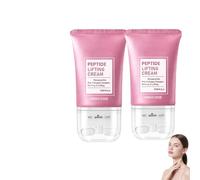 Pinklabs Firming Neck Cream, Collagène Crème Pour Le Cou Pour Raffermir Et Lifting La Peau Avec Rouleau De Massage, Crème Raffermissante Pour Le Cou Et La Mâchoire, Hydratant Pour Rides Fines (2PC)
