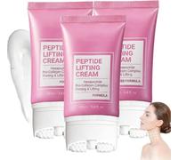 Pinklabs Peptide Lifting Cream,Crème Raffermissante Pour Cou,Anti Double Menton,Soins Pour Cou Et Décolleté Creme,Lisseur De Rides Instantané,Anti Double Menton Réducteur Pour Femme Et Homme (3PC)