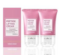 PINKLABS Peptide Lifting Cream,PINKLABS Neck Firming Cream with Roller,Anti Aging Face & Neck Firmings Moisturizer,Peptide and Collagen Body Care for Crepey Skin,Necks Firming Creams for Women (2PC)