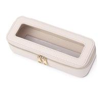 Pinkmik Trousse à Brosses à Maquillage Transparente - Sac de Voyage pour Cosmétiques et Articles de Toilette - Petit Sac à Maquillage avec Fermeture Éclair - Organisateur de Pochette pour Voiture