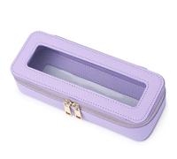 Pinkmik Trousse à pinceaux de maquillage transparente pour voyage, trousse de toilette et de maquillage avec fermeture éclair, organiseur de sac à main, trousse essentielle de voiture pour femme, X