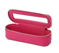 Pinkmik Trousse de maquillage fine et transparente avec fermeture éclair - Petite trousse de maquillage Beatuy pour femme (X/Fuxia, SLIM)