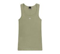 Pinko - 100807 A338 Débardeur côtelé - Femme - Tops - Vert - Taille: 38 FR