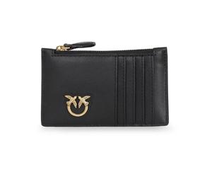 Pinko - Airone Card Holder - Femme - Accessoires - Noir - Taille: ONE Size