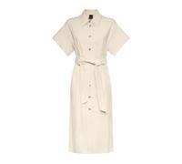 Pinko - Robe Chemise Midi Boutonnée - Femme - Robes - Beige - Taille: 42 FR