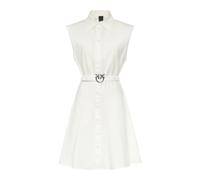 Pinko - Anaceta Abito Popeline - Femme - Robes - Blanc - Taille: 42 FR