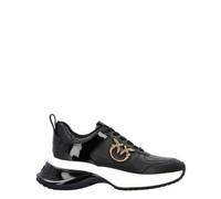 Pinko - Ariel Leather Baskets - Femme - Chaussures - Noir - Taille: 41 EU
