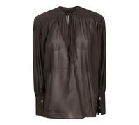 Pinko - Asola Blouse - Femme - Blouses et Chemises - Brun - Taille: 42 FR