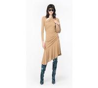 PINKO Babar Abito Jersey Crepe Mat Dark Latte Taille: L | Robes midi Outlet | Femme |