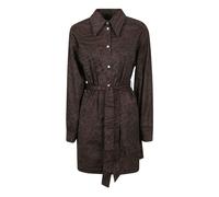 Pinko - Balcone Mini Dress - Femme - Robes - Brun - Taille: 42 FR