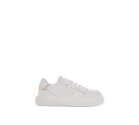 Pinko - Baskets plateforme à monogramme - Femme - Chaussures - Blanc - Taille: 36 EU