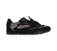 Pinko - Baskets Yulia 01 en cuir et mesh - Femme - Chaussures - Noir - Taille: 36 EU