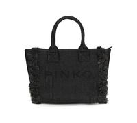 Pinko - Beach Rafia Tote Bag - Femme - Sacs - Noir - Taille: ONE Size