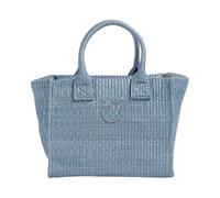 Pinko - Beach Shopper Mini - Femme - Sacs - Bleu - Taille: ONE Size