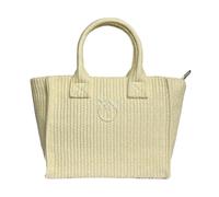 Pinko - Beach Shopper Mini - Femme - Sacs - Jaune - Taille: ONE Size