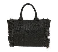 Pinko, Femme, Sacs, Noir, Taille: ONE Size Beach Shopper Rafia